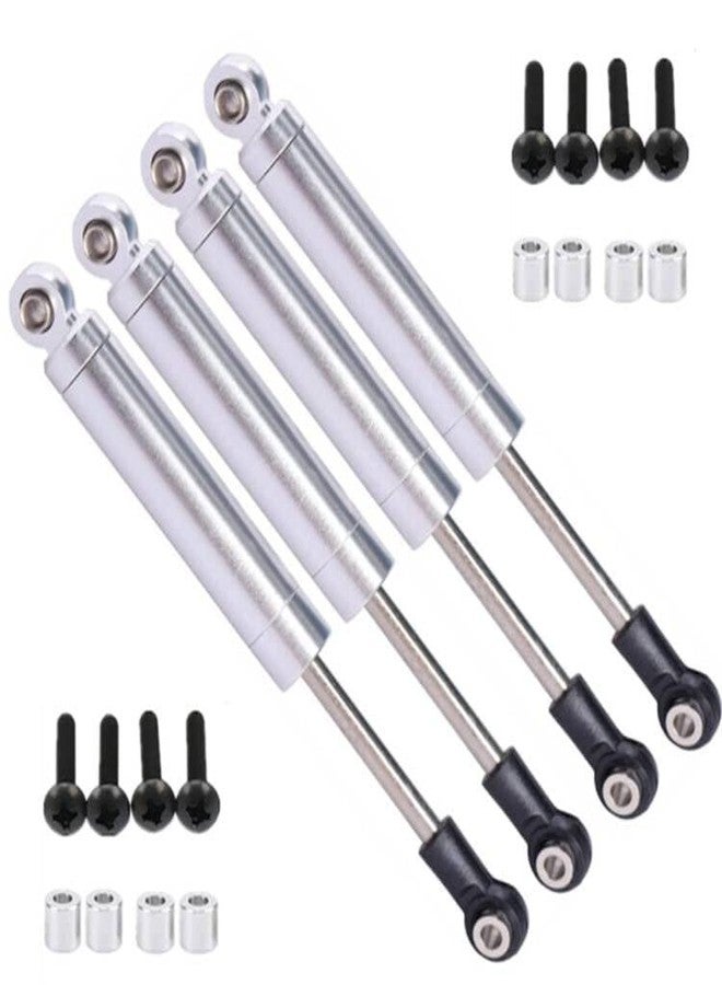 UURCSKY Alloy 112mm Internal Spring Shock Absorber Damper For 1/10 Rc Car Crawler Truck Hpi Hsp Rc4wd Losi Axial Hop-Up Parts 4PCS/set (Silver) - Image 3